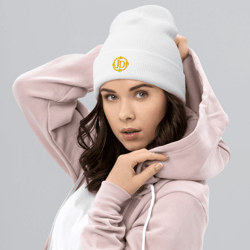 Bonnet d'hiver Brodée Niglo Doré – JD Creative Studio
